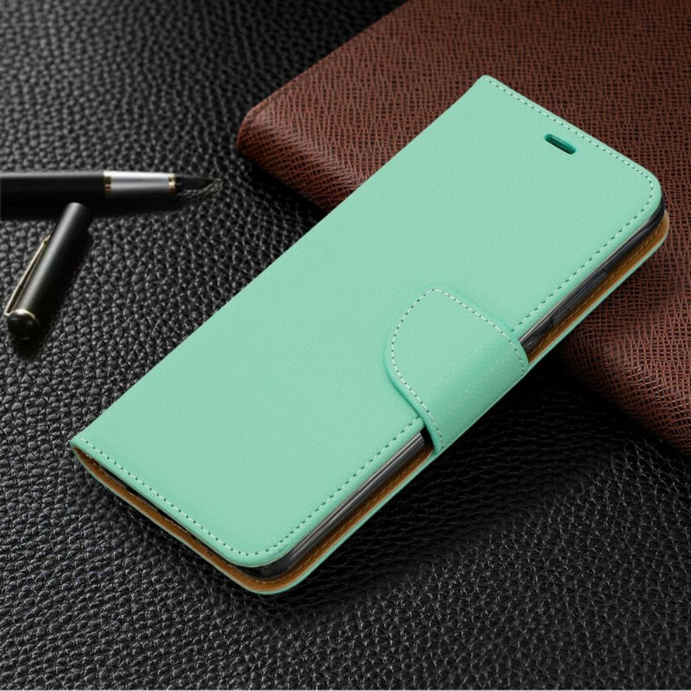 Lederhüllen Für Xiaomi Redmi Note 8 Pro Flip Case Litschi-klappe Schräg