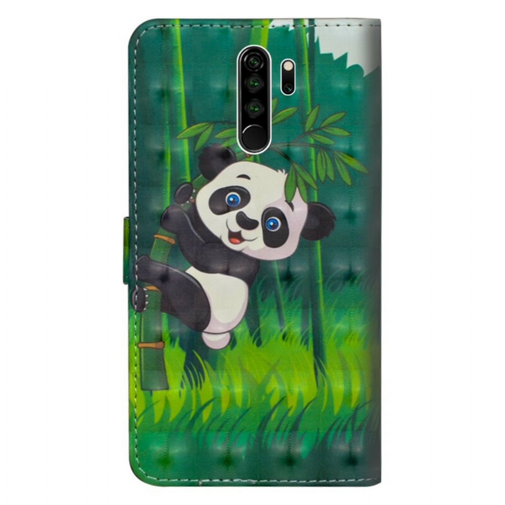 Lederhüllen Für Xiaomi Redmi Note 8 Pro Panda Und Bambus