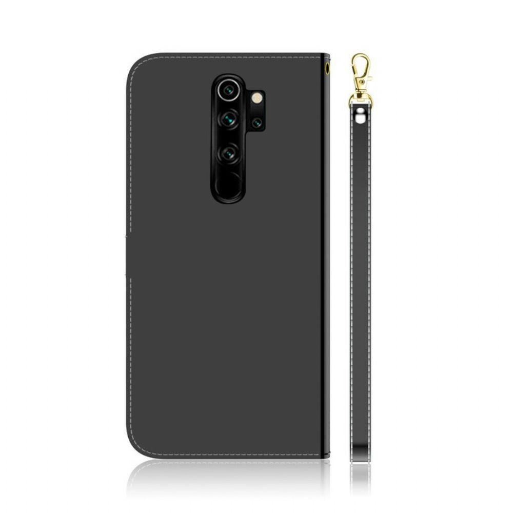 Lederhüllen Für Xiaomi Redmi Note 8 Pro Spiegelabdeckung Aus Kunstleder