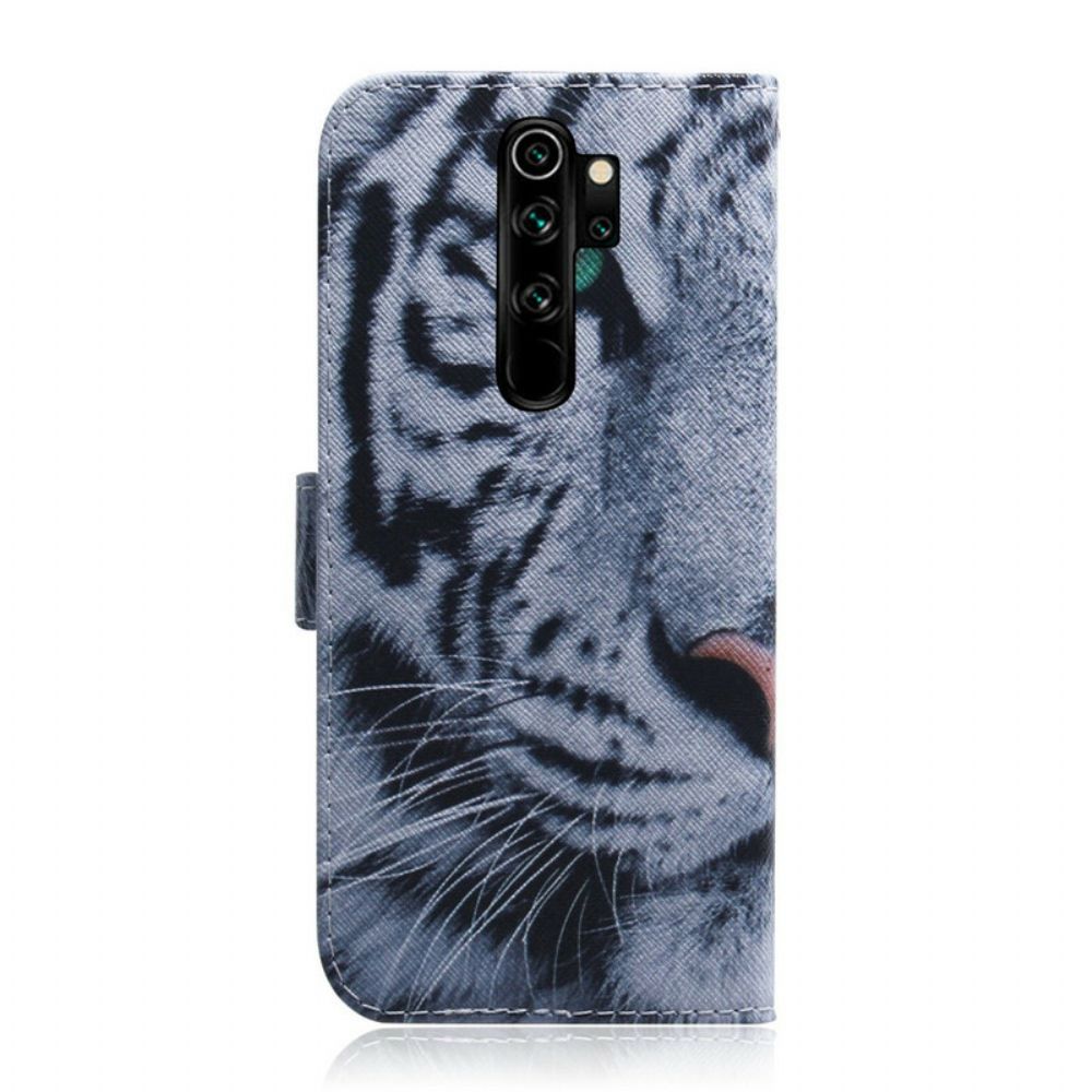 Lederhüllen Für Xiaomi Redmi Note 8 Pro Tigergesicht