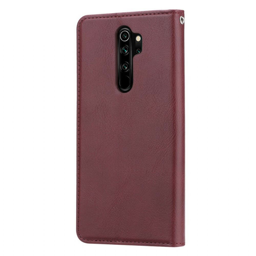 Schutzhülle Für Xiaomi Redmi Note 8 Pro Flip Case Kartenetui Aus Kunstleder