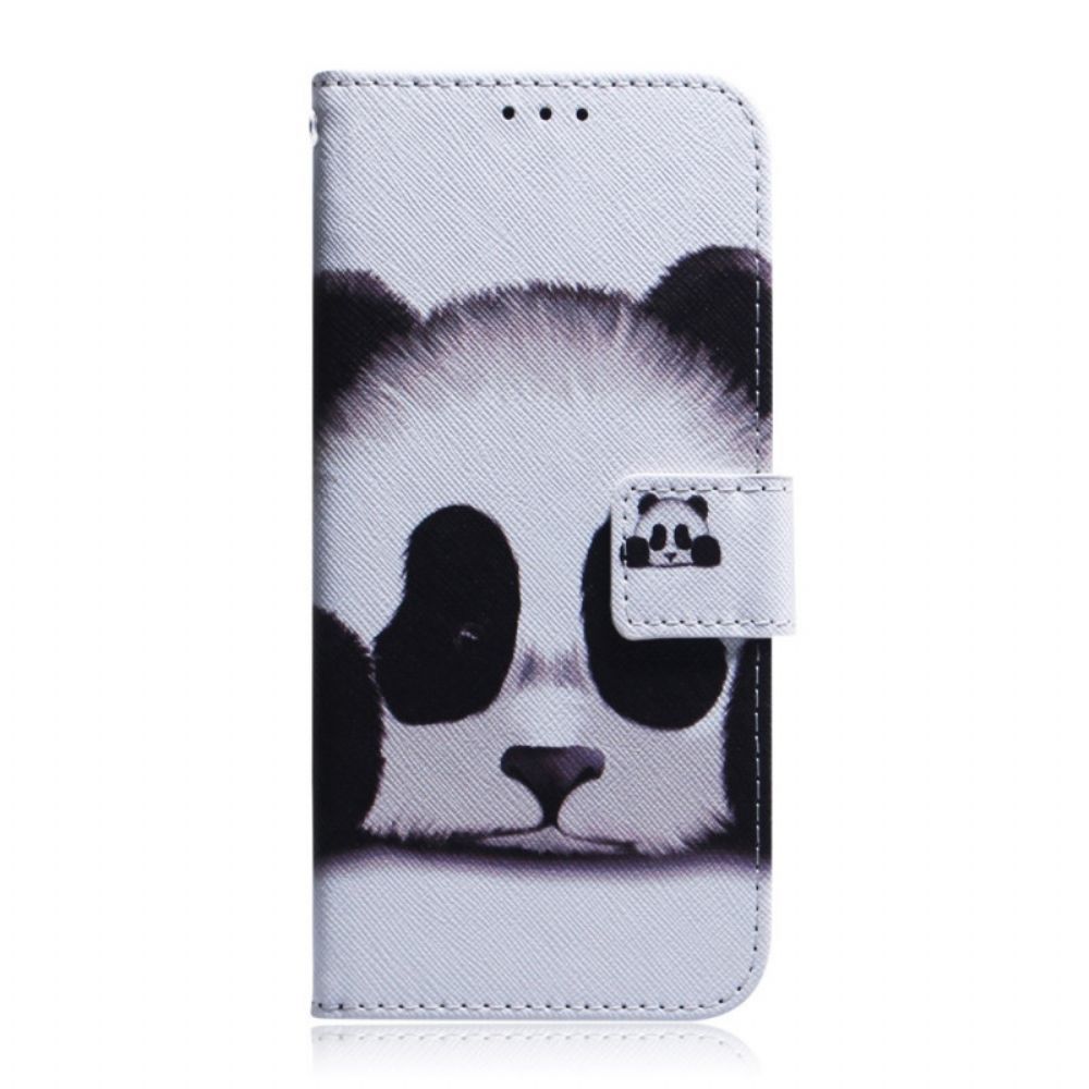 Lederhüllen Für Moto G200 5G Panda-gesicht