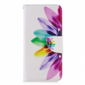 Flip Case Für Huawei P Smart 2024 / Honor 10 Lite Aquarell Blume