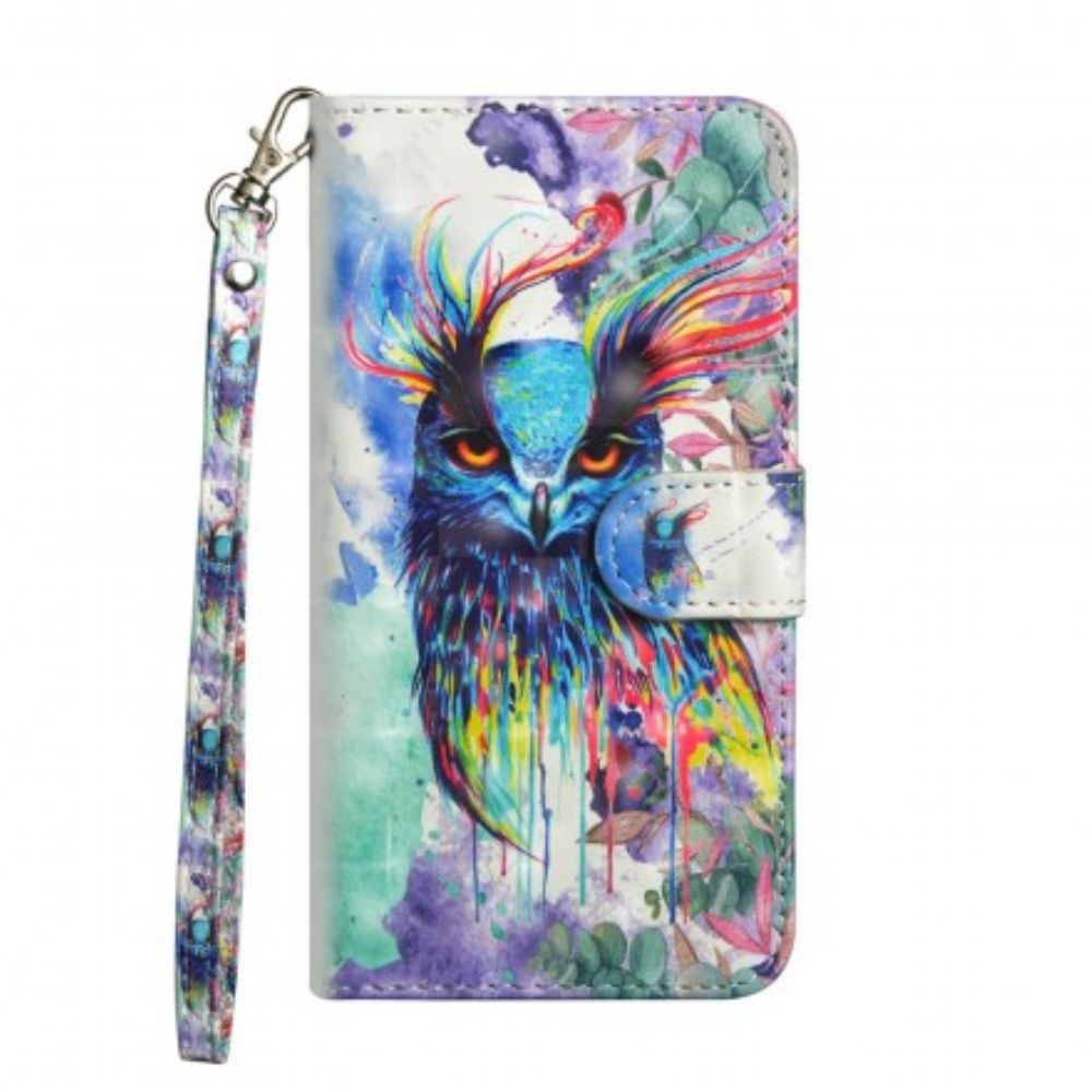 Flip Case Für Huawei P Smart 2024 / Honor 10 Lite Aquarell Vogel