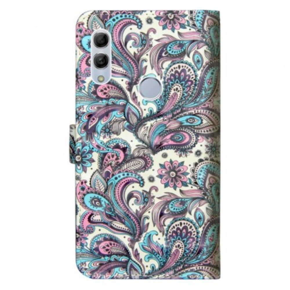 Flip Case Für Huawei P Smart 2024 / Honor 10 Lite Blumenmuster