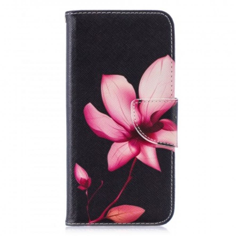 Flip Case Für Huawei P Smart 2024 / Honor 10 Lite Rosa Blume