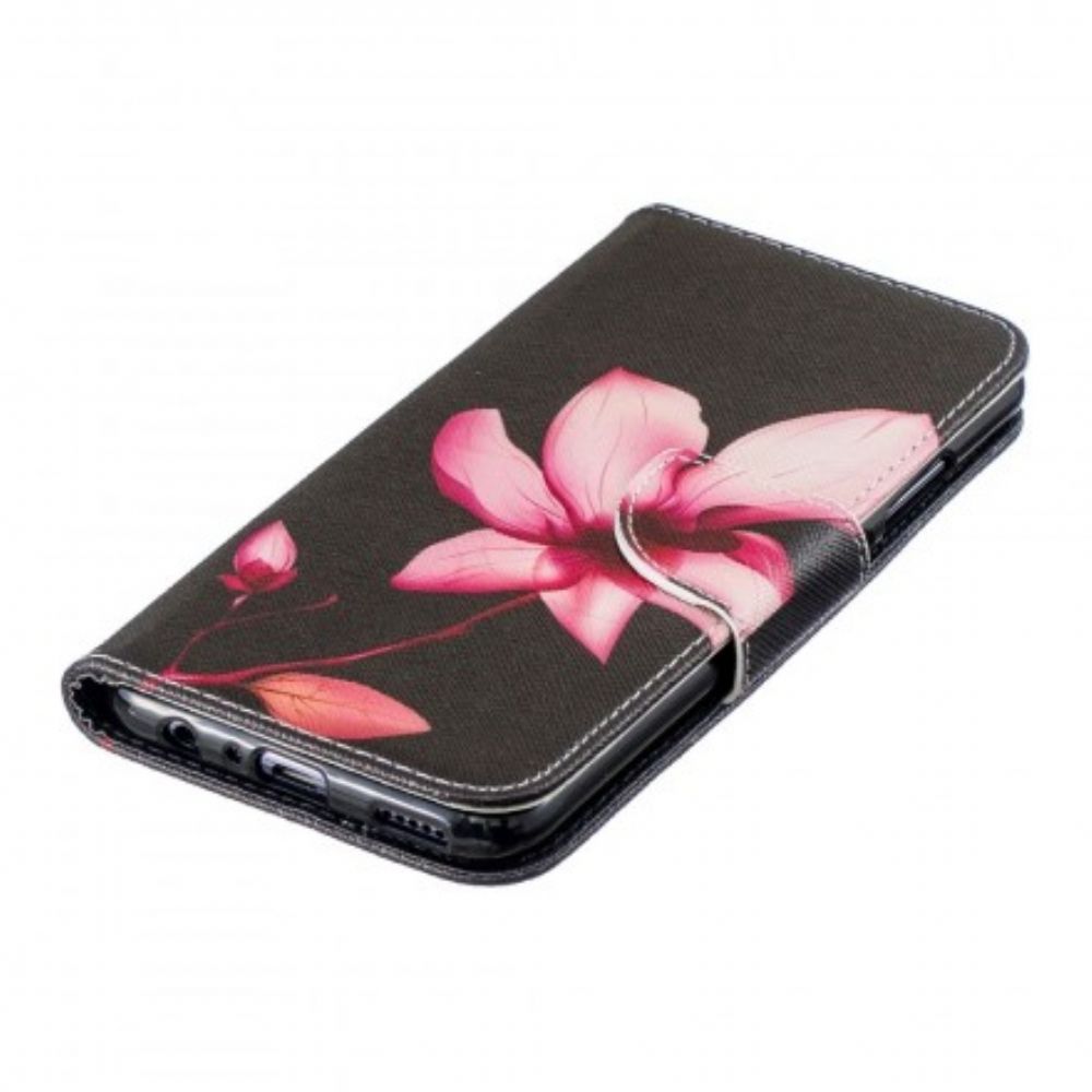 Flip Case Für Huawei P Smart 2024 / Honor 10 Lite Rosa Blume