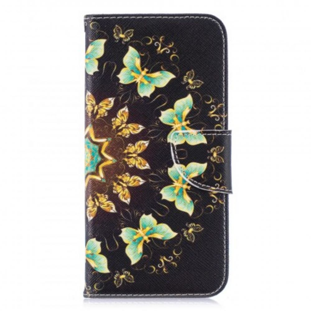 Flip Case Für Huawei P Smart 2024 / Honor 10 Lite Schmetterlings-mandala