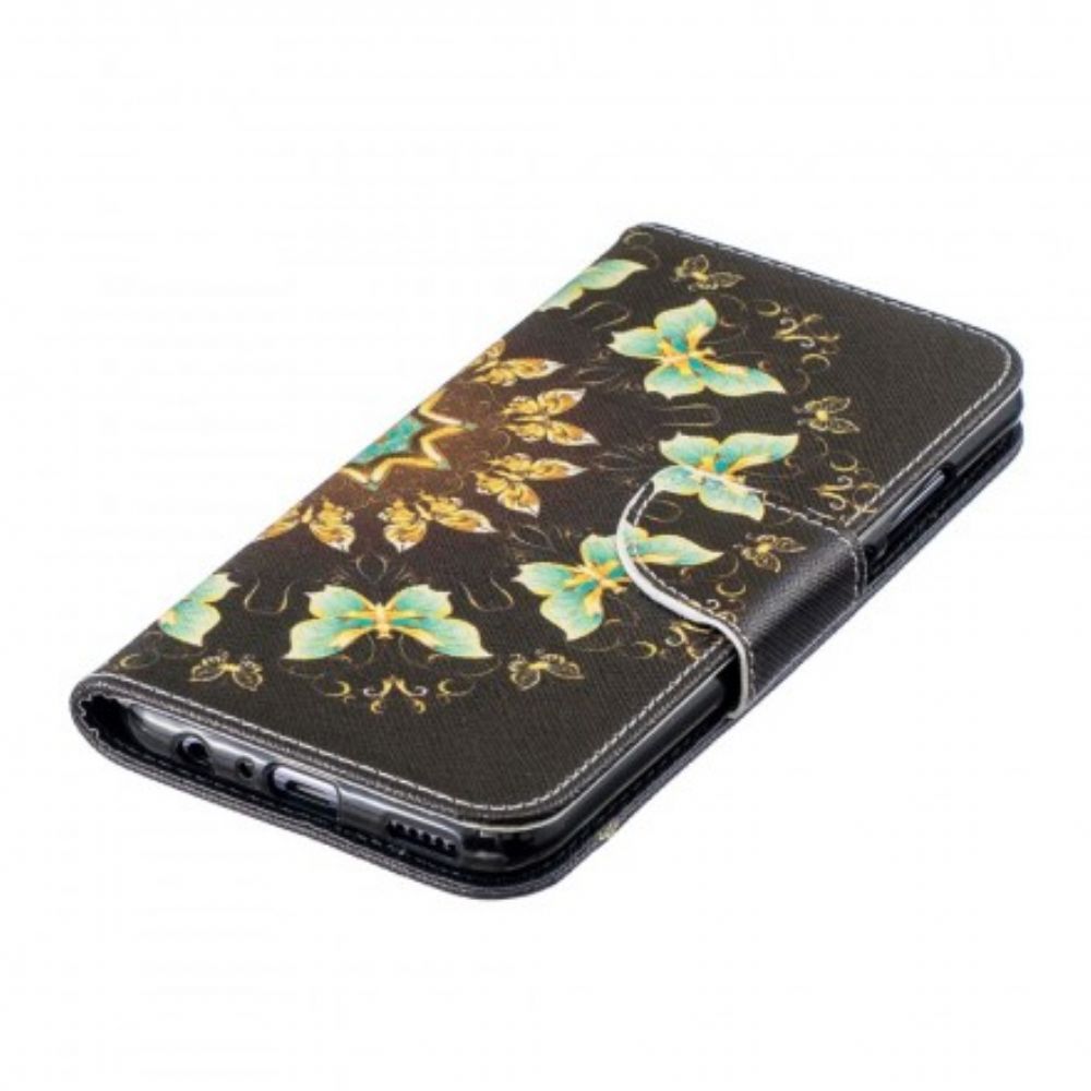 Flip Case Für Huawei P Smart 2024 / Honor 10 Lite Schmetterlings-mandala