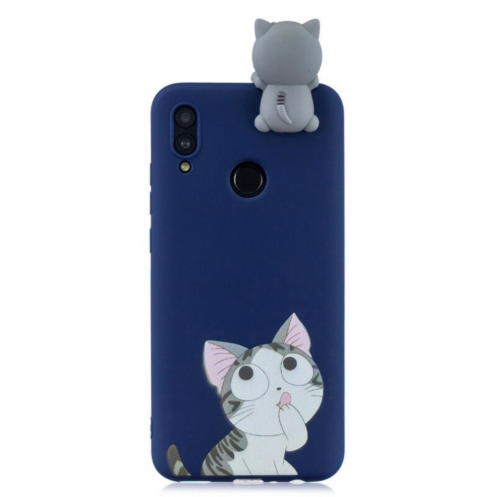 Hülle Für Huawei P Smart 2024 / Honor 10 Lite Denkende Katze 3d