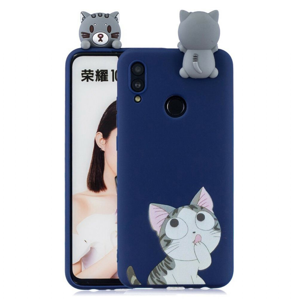 Hülle Für Huawei P Smart 2024 / Honor 10 Lite Denkende Katze 3d