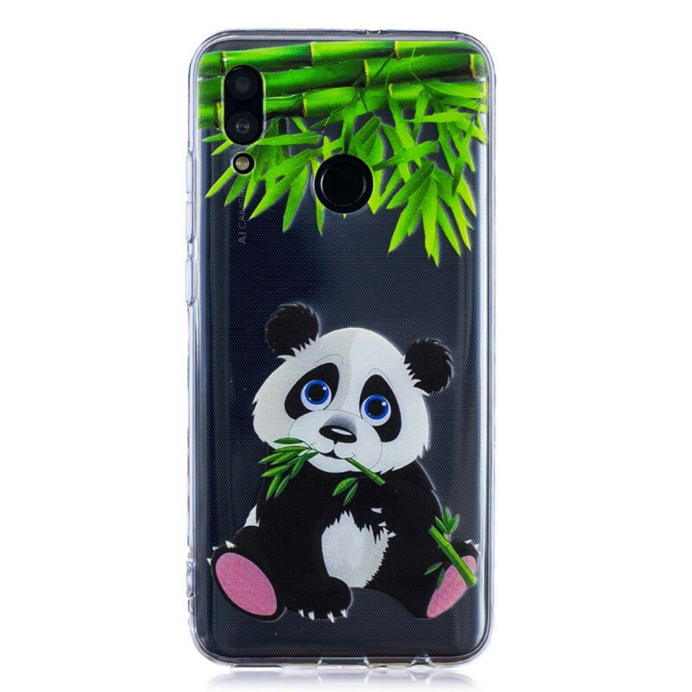 Hülle Für Huawei P Smart 2024 / Honor 10 Lite Transparenter Panda Isst