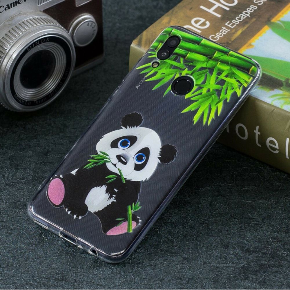 Hülle Für Huawei P Smart 2024 / Honor 10 Lite Transparenter Panda Isst