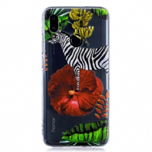 Hülle Für Huawei P Smart 2024 / Honor 10 Lite Zebra Und Blumen