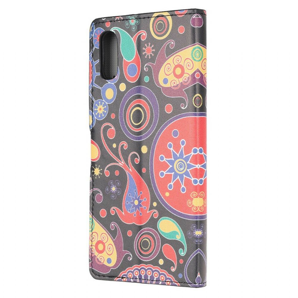 Flip Case Für Xiaomi Redmi 9A Galaxy-design