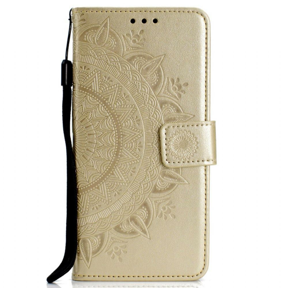 Flip Case Für Xiaomi Redmi 9A Sonnen-mandala