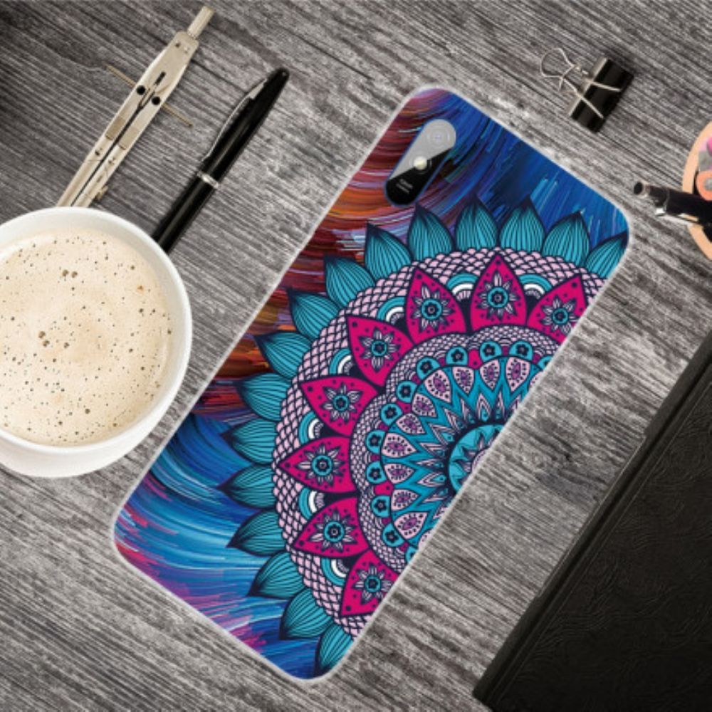 Handyhülle Für Xiaomi Redmi 9A Buntes Mandala