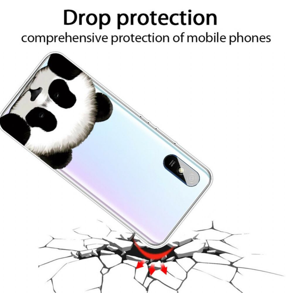 Handyhülle Für Xiaomi Redmi 9A Transparenter Panda