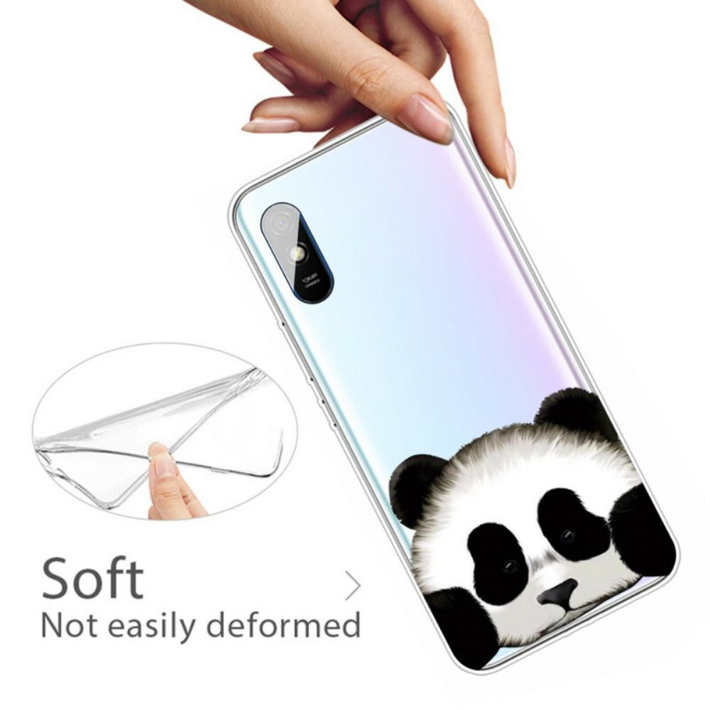 Handyhülle Für Xiaomi Redmi 9A Transparenter Panda