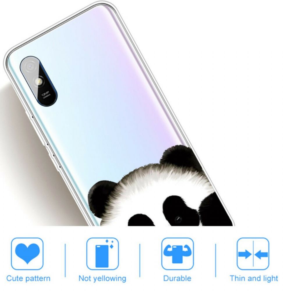 Handyhülle Für Xiaomi Redmi 9A Transparenter Panda