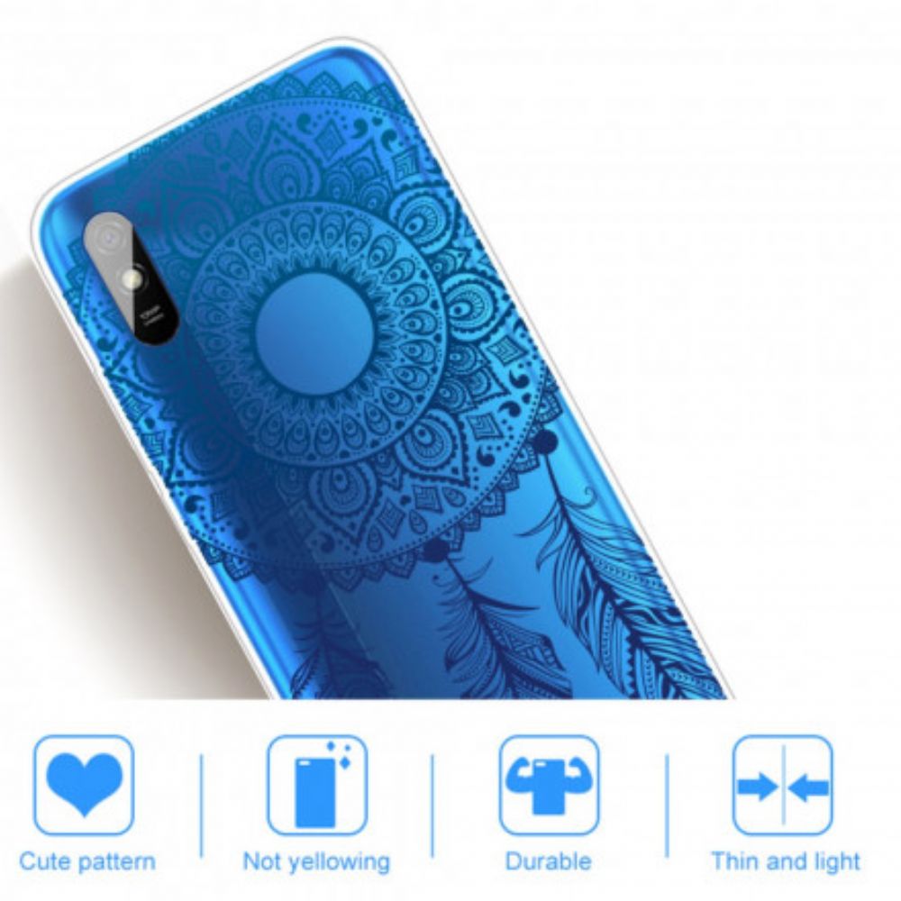 Hülle Für Xiaomi Redmi 9A Einzelnes Blumen-mandala