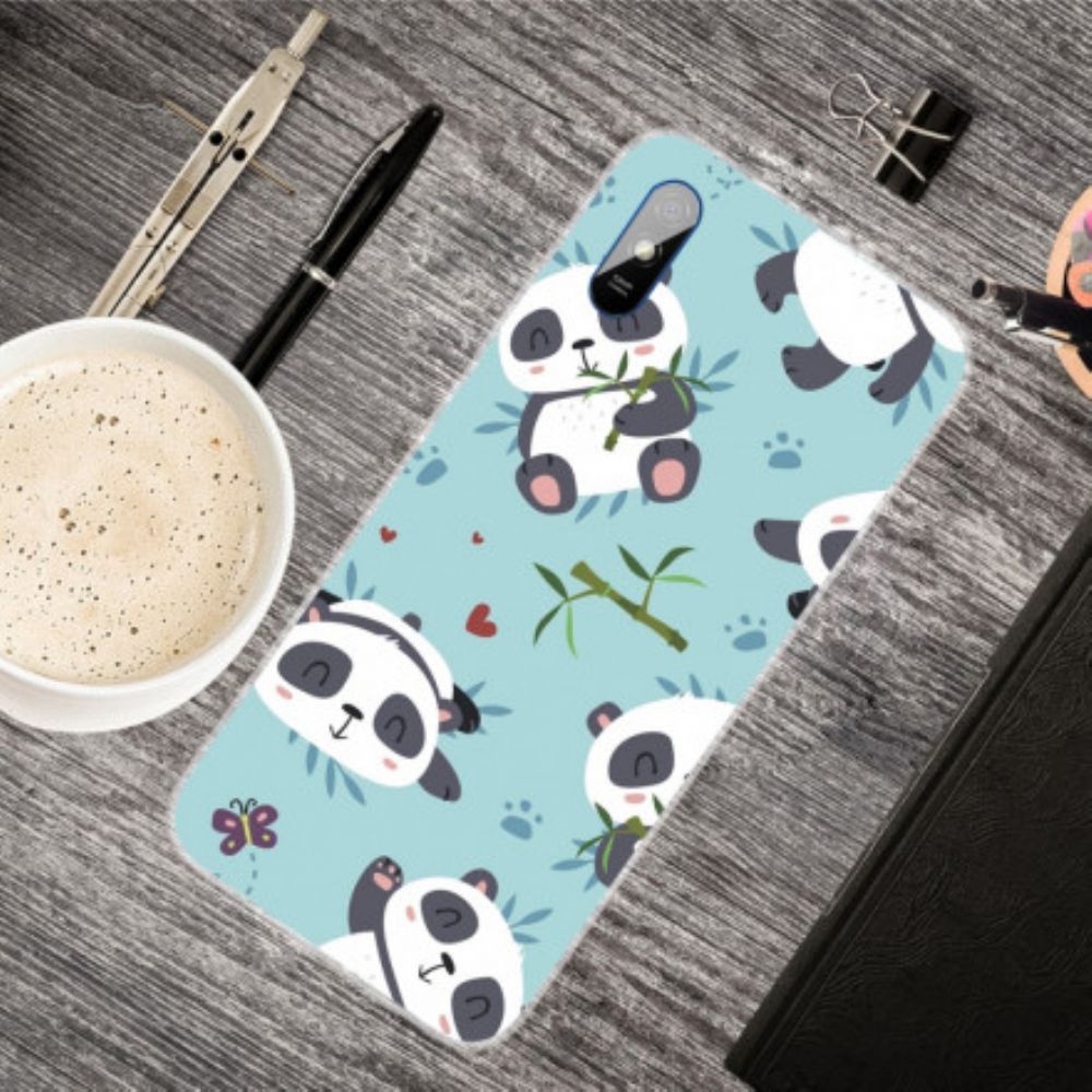 Hülle Für Xiaomi Redmi 9A Haufen Pandas