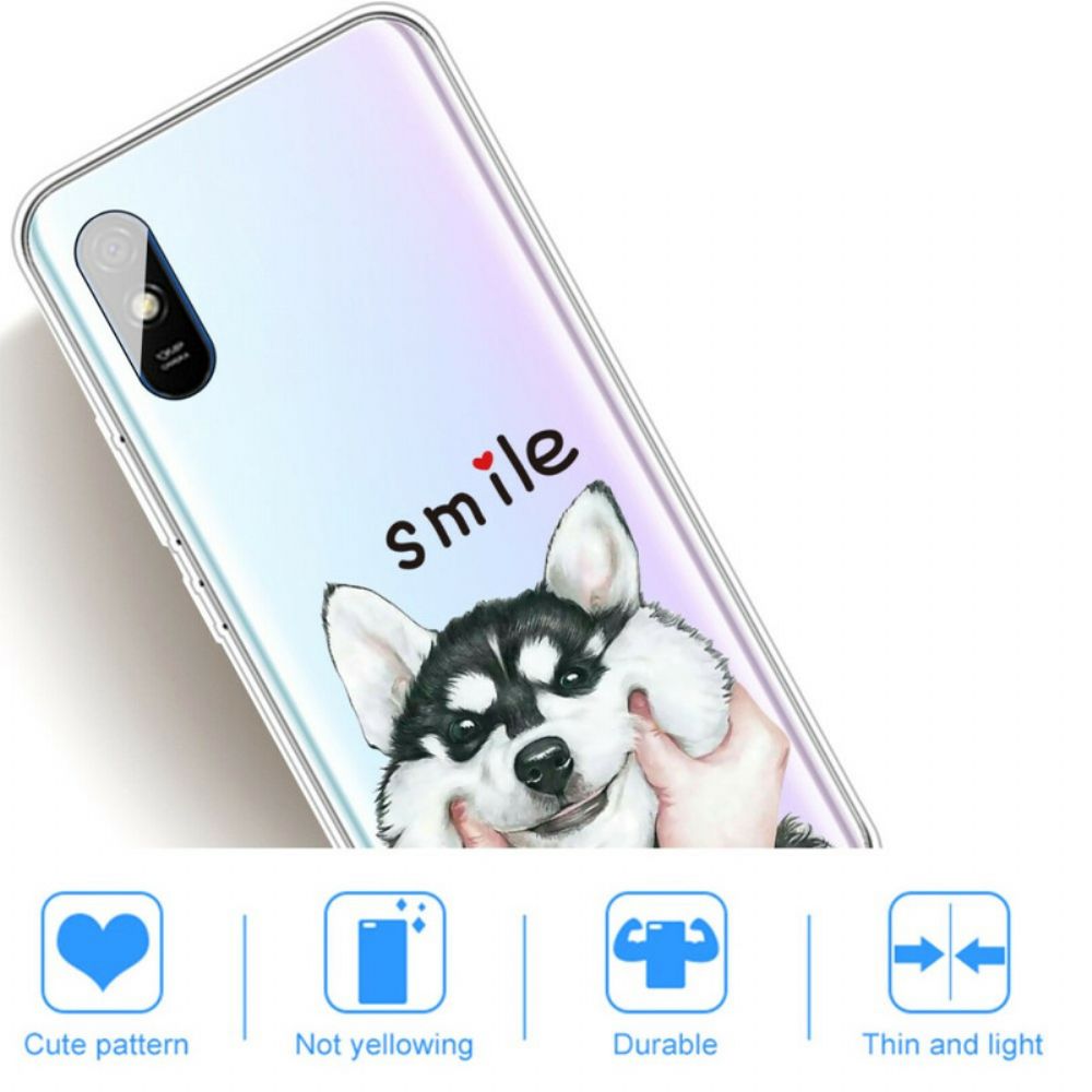 Hülle Für Xiaomi Redmi 9A Lächle Hund