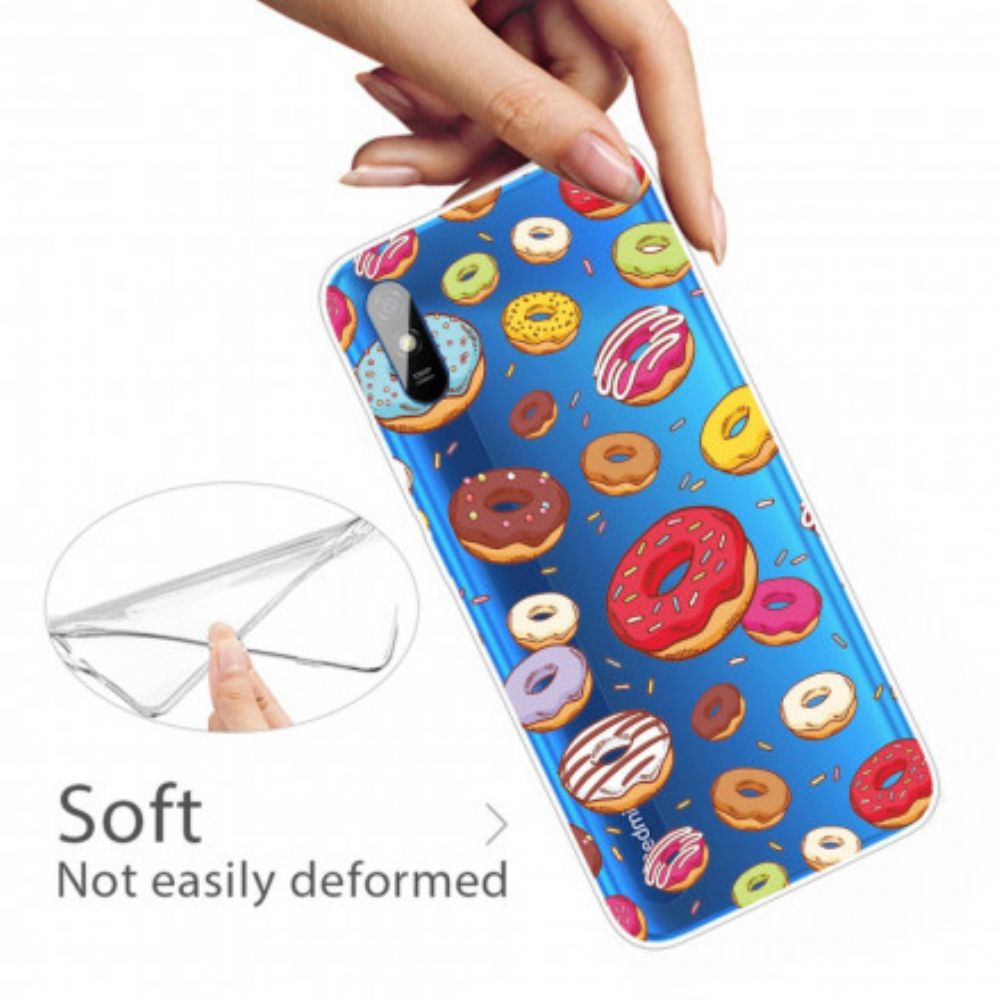 Hülle Für Xiaomi Redmi 9A Liebe Donuts