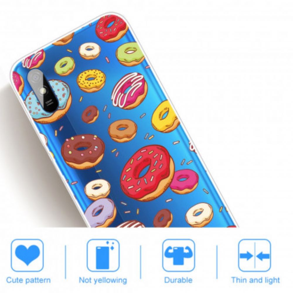 Hülle Für Xiaomi Redmi 9A Liebe Donuts