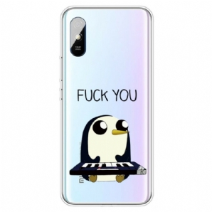 Hülle Für Xiaomi Redmi 9A Pinguin Fick Dich