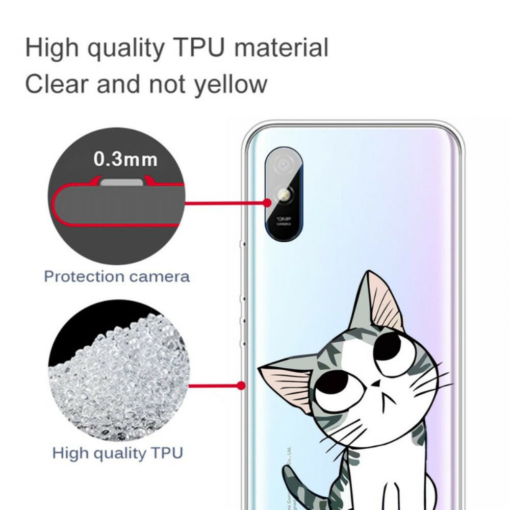 Hülle Für Xiaomi Redmi 9A Sieh Dir Die Katzen An