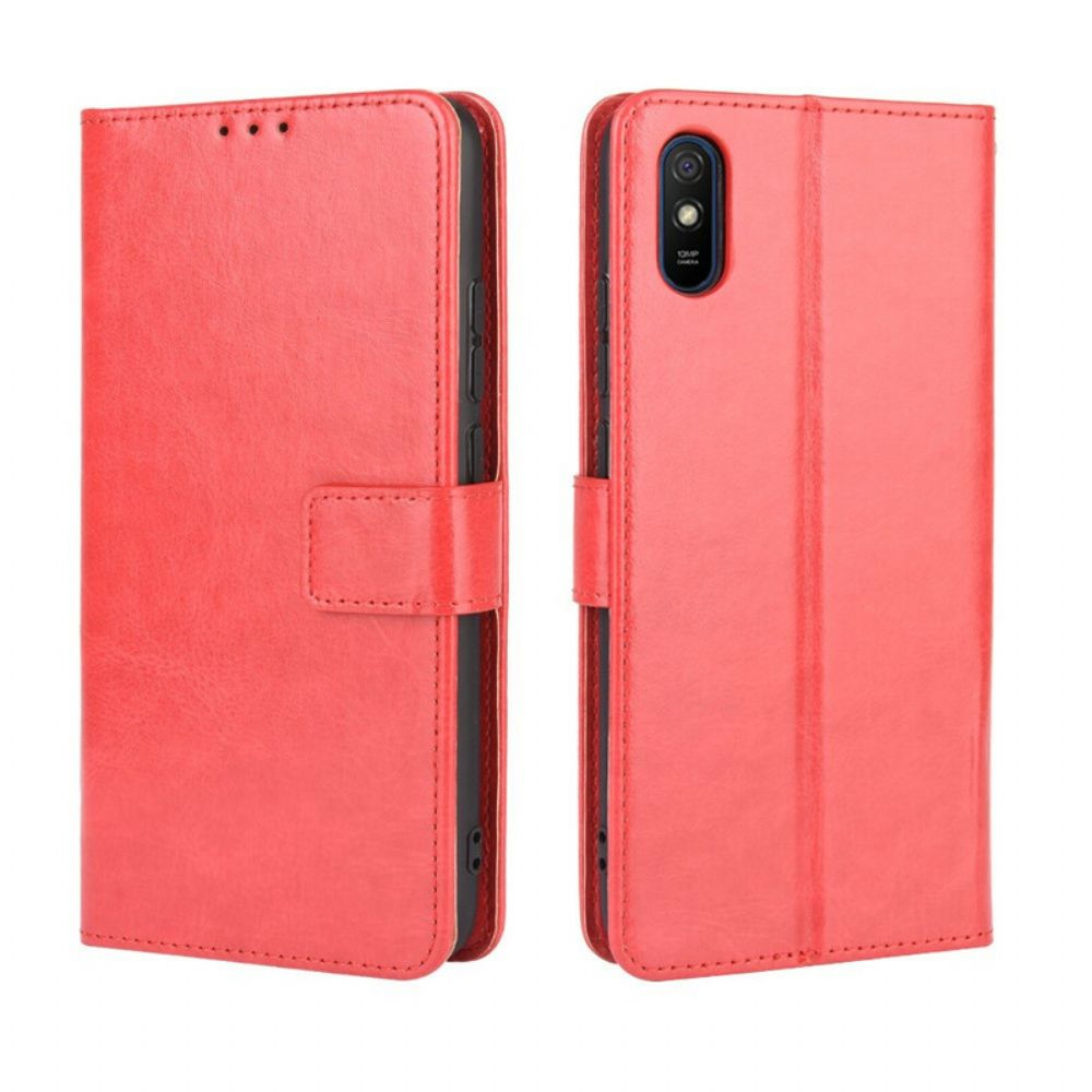 Lederhüllen Für Xiaomi Redmi 9A Auffälliges Kunstleder