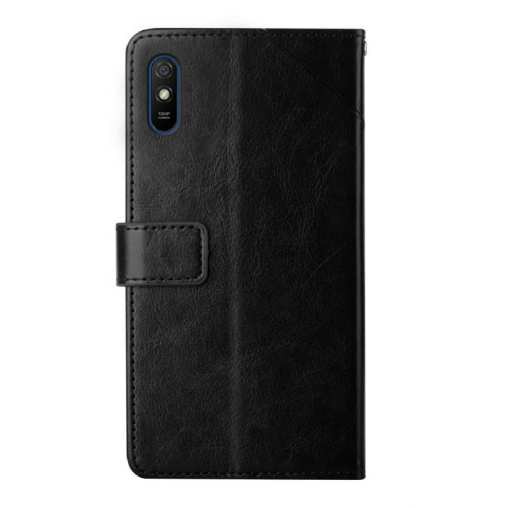 Lederhüllen Für Xiaomi Redmi 9A Y Design Geo Lederoptik