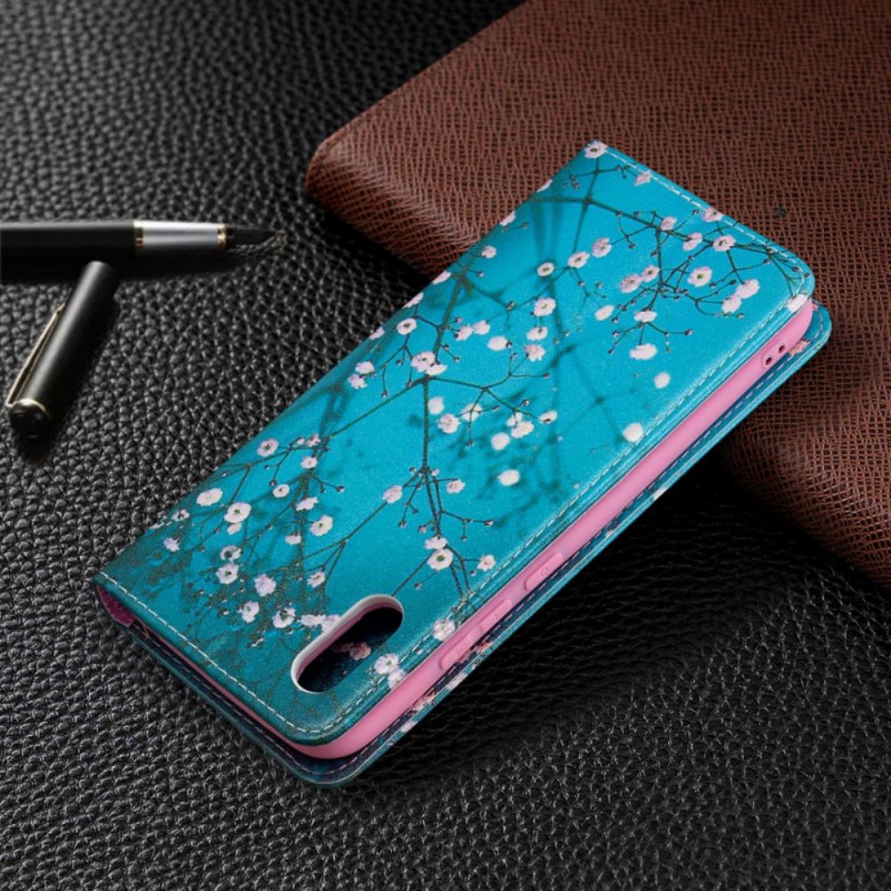 Schutzhülle Für Xiaomi Redmi 9A Flip Case Blühende Zweige