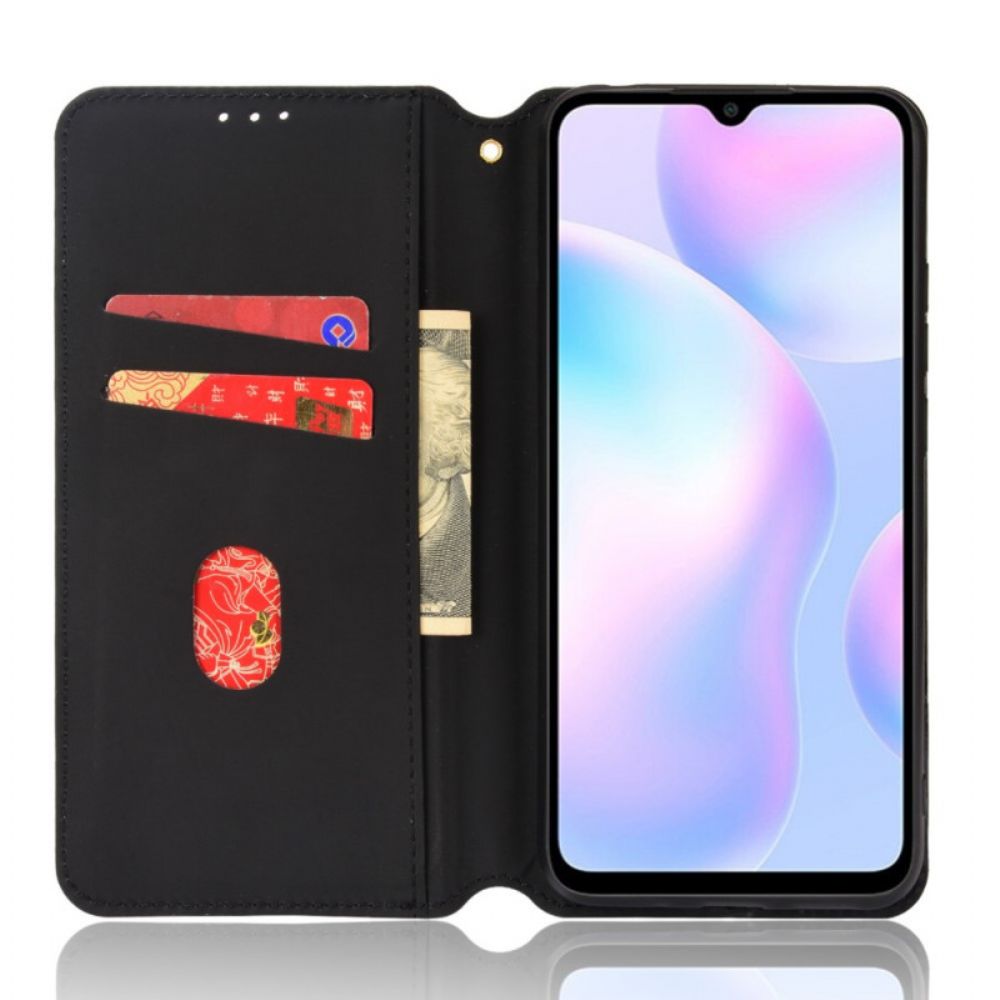 Schutzhülle Für Xiaomi Redmi 9A Flip Case Diamant-leder-effekt