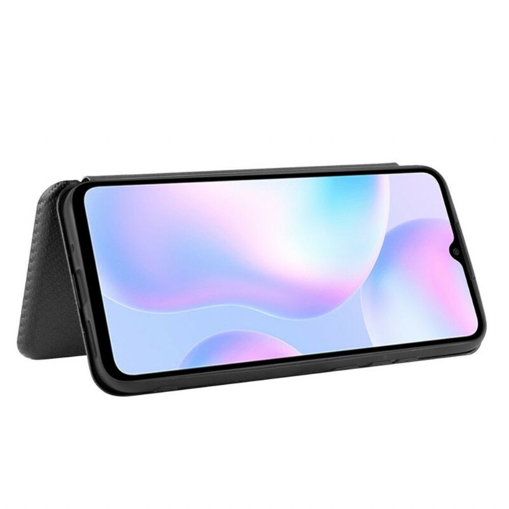 Schutzhülle Für Xiaomi Redmi 9A Flip Case Farbiges Karbon-silikon