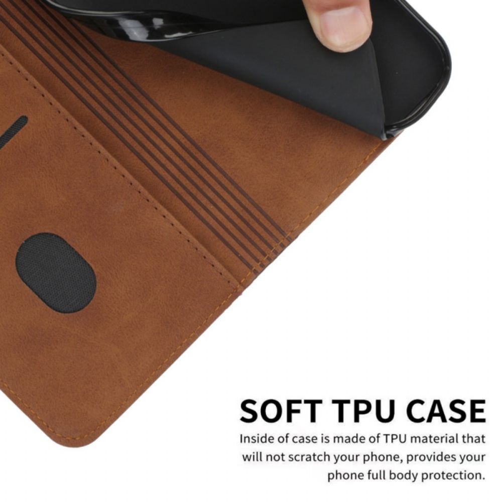 Schutzhülle Für Xiaomi Redmi 9A Flip Case Geo-leder-effekt