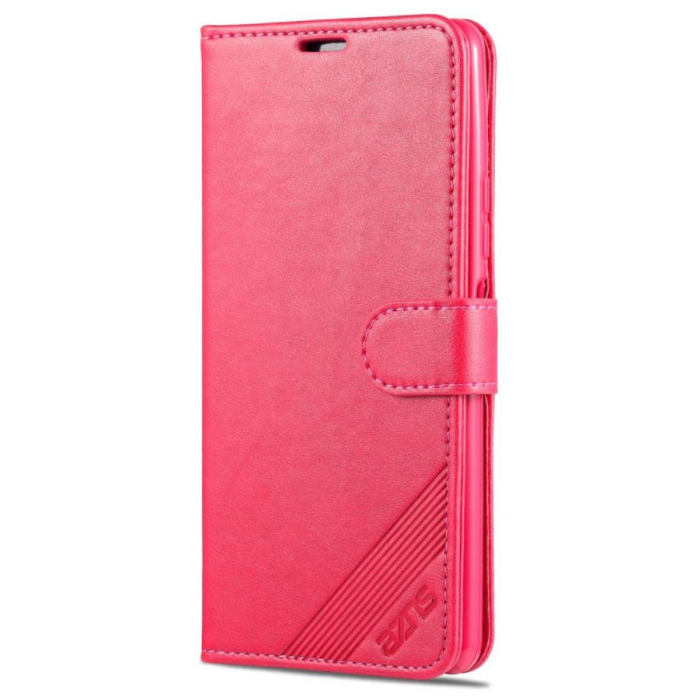 Flip Case Für Xiaomi Redmi Note 10 Pro Azns Kunstleder