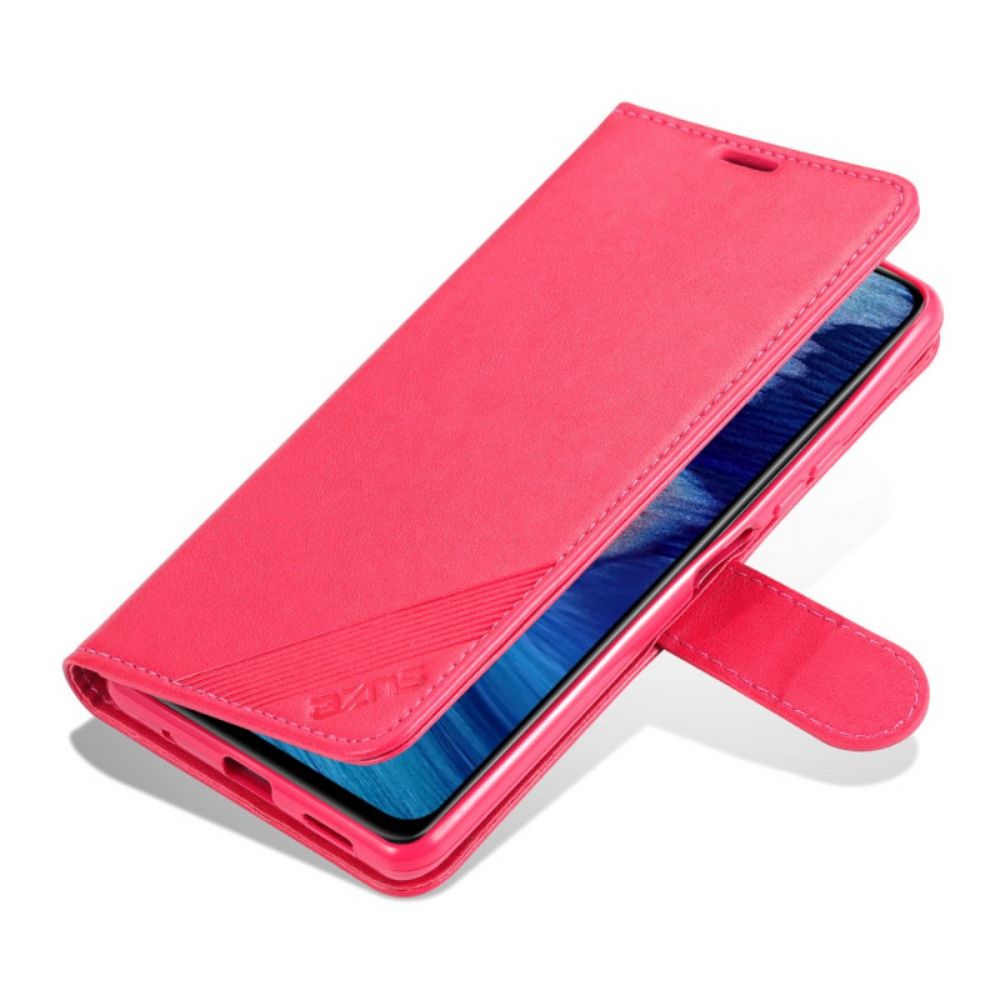 Flip Case Für Xiaomi Redmi Note 10 Pro Azns Kunstleder