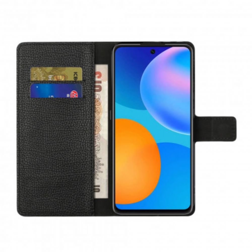 Flip Case Für Xiaomi Redmi Note 10 Pro Einzelne Litschi