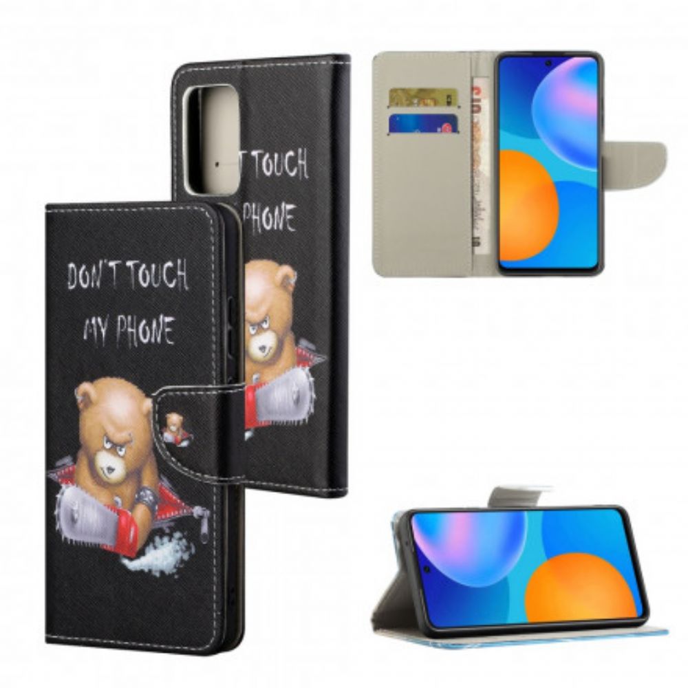 Flip Case Für Xiaomi Redmi Note 10 Pro Gefährlicher Bär