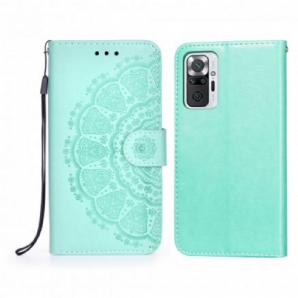 Flip Case Für Xiaomi Redmi Note 10 Pro Korallen-mandala