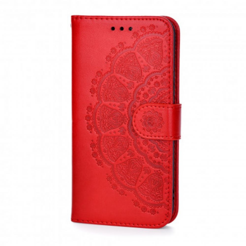 Flip Case Für Xiaomi Redmi Note 10 Pro Korallen-mandala