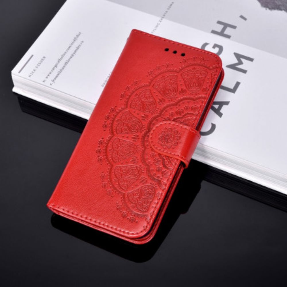 Flip Case Für Xiaomi Redmi Note 10 Pro Korallen-mandala