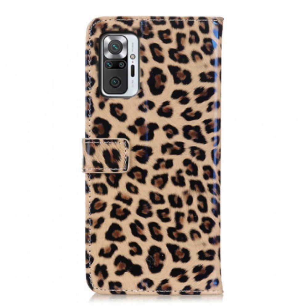 Flip Case Für Xiaomi Redmi Note 10 Pro Leopard