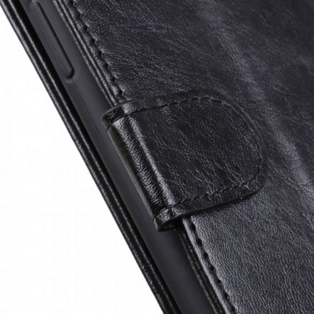 Flip Case Für Xiaomi Redmi Note 10 Pro Strukturiertes Kunstleder