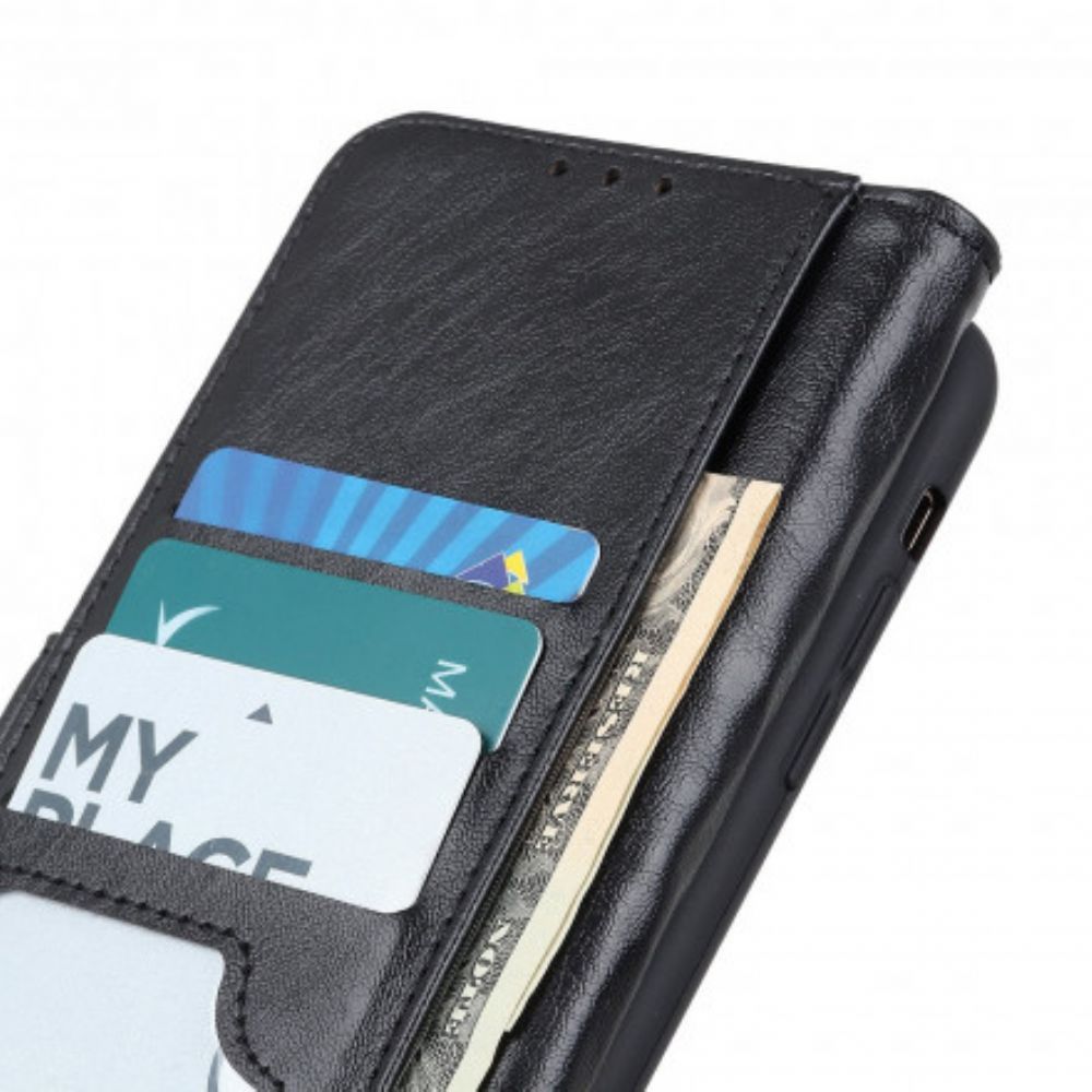 Flip Case Für Xiaomi Redmi Note 10 Pro Strukturiertes Kunstleder