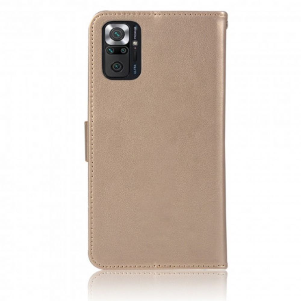 Flip Case Für Xiaomi Redmi Note 10 Pro Traumfänger-eule In Lederoptik