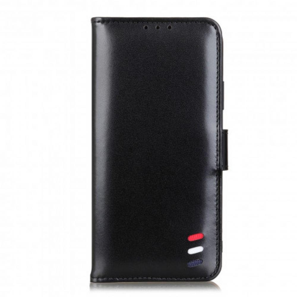 Flip Case Für Xiaomi Redmi Note 10 Pro Tricolor Ledereffekt