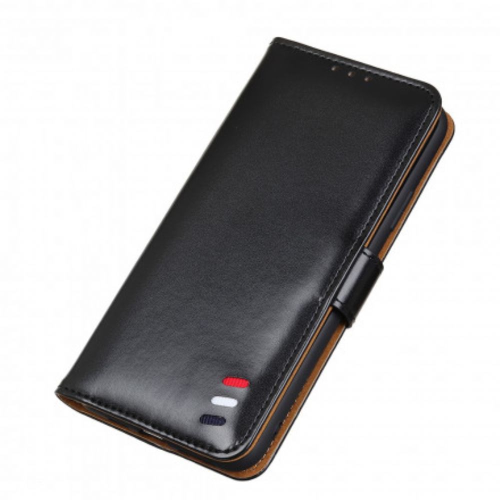 Flip Case Für Xiaomi Redmi Note 10 Pro Tricolor Ledereffekt